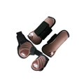 thumbnail image 3 of Ruiboury 4 Pcs Pattes avant Arrière Arrière de Cheval Protéger Fetlock Tendon Rouge m pour Bottes, Brun m, 3 of 6