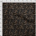 thumbnail image 4 of oneOone Polyester Spandex Black Fabric Floral & Sewing Craft Projects Fabric Prints By Yard 56 Inch Wide, 4 of 4