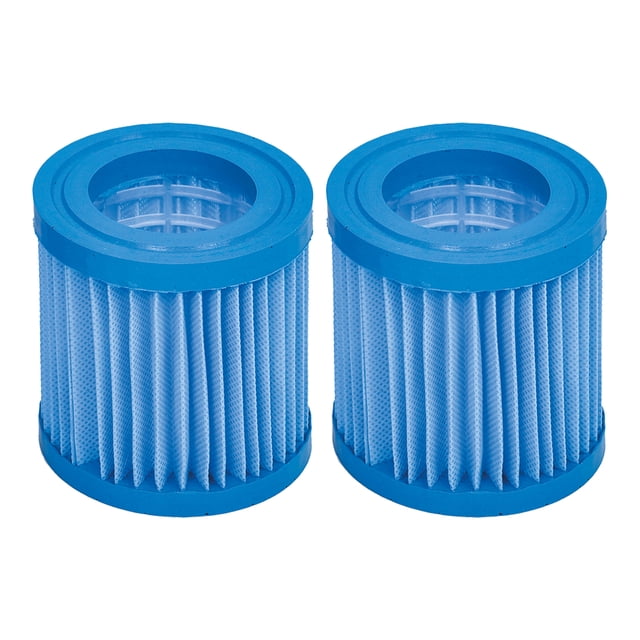 JLeisure Avenli CleanPlus Petite Cartouche de Filtre de Remplacement, Lot de 2. Deux Cartouches de Filtre Cylindriques pour Piscine avec Matériau Plissé Bleu et Blanc, Conçues pour les Pompes de Filtration Avenli CleanPlus et Compatibles avec les Pompes de Piscine de 300 Gallons. Idéal pour le Remplacement de Cartouche de Filtre de Piscine, Facile à Installer, Réutilisable et Écologique.