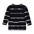 thumbnail image 5 of Splozh Vêtements pour Tout-Petites Fille Fille Décontracté Col Rond Manches Trois Quarts T-Shirt Régulier Basique Haut à Manches 3/4 Noir, 8-9 Ans, 5 of 5