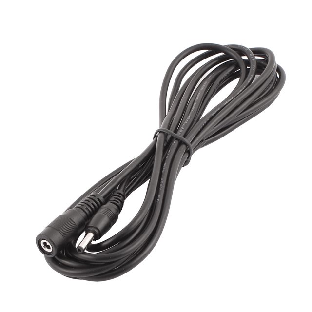 Unique Bargains 3 Meter 9.8ft DC M/F 3.5 x 1.35mm Cable Extension Adaptor For CCTV Camera