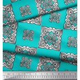 thumbnail image 3 of Soimoi Cotton Poplin Fabric Floral Block Print Sewing Fabric Yard 42 Inch Wide, 3 of 3