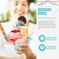 thumbnail image 2 of MesaSe Colorful Flower Snow Cone Cups  50pcs Reusable Drip Cups, 2 of 2
