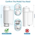 thumbnail image 4 of AQUACREST TÜV SÜD Certified Coffee Water Filter, Replacement for Brita® Intenza® Water Filter Gaggia®, Philips®, Saeco®, CA6702/00, Intenza® Coffee Filter (Pack of 2), 4 of 5