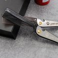 thumbnail image 4 of Steel Beard and Mustache Comb Folding Fine Comb Pocket X4K1, 4 of 6