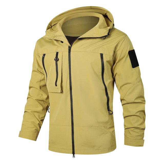 RKSTN Jackets for Men Fall Fashion Spring And Charge Coat Thin Outdoor Mountaineering And Riding Windproof Work Coat Mens Coats