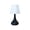 Black, variant on Vintage Metal Table Lamp Bedside Night Light - 11.8in Retro Desk Lamp for Bedroom Dorm Study Office (White)
