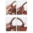thumbnail image 4 of lionlar Bag Buckles Bag Accessories No Punching Shoulder Strap Conversion Buckle Brown, 4 of 9