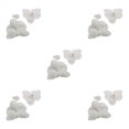 thumbnail image 2 of Decodeary 50piece Apparence Réaliste Têtes d'Orchidée Artificielles avec et 5Set Blanc Durable, 2 of 6