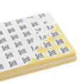 thumbnail image 4 of yuksok 70 Sheets(66pcs/sheet) Size Stickers Size Labels Clothes Tags XS-6XL 10Sizes 3XL, 4 of 9