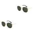 thumbnail image 1 of relayinert Fashionable Polarized Lens Small Square For Trendy Style Materials gold  blackish green 2Set, 1 of 6