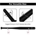 thumbnail image 4 of 1 Paire Support Mural en Acrylique pour Battes de Baseball Support de Collection de Battes de Softball Noir, 4 of 10