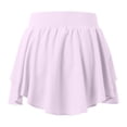 thumbnail image 5 of Kcodviy Yoga Sports Skirt Loose Sequin Skirt and Breathable Running Skirt Metallic Skirt Pants Light Two Piece Ruffle Skirt Fitness Short Skirt Half Maternity Skirt, 5 of 5
