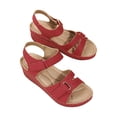 thumbnail image 2 of EGNMCR Sandales pour Femmes, Pantoufles d'Été pour Dames Chaussures Décontractées pour Femmes Sandales Compensées à Plateforme Légères, du Jour, 2 of 9
