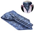 thumbnail image 2 of Cravate Classique Ascot pour Homme en Jacquard Floral Mode Cravate Ascot pour Affaires, 2 of 10