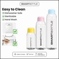 thumbnail image 4 of Smartbottle Sports Large Reusable Water Bottle, Red, 1000ml / 1L, 2-Pack, 4 of 9