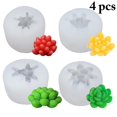 thumbnail image 2 of 4PCS Succulent Mold Creative DIY Resin Art Mold Silicone Soap Mold Epoxy Mold, 2 of 10