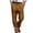 Coffee, variant on Cameland Men's Casual Loose Straight Trousers Solid With Double Pleated Front Pockets Pants Relaxed Fit Business Pants