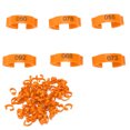 thumbnail image 1 of Poultry Leg Bands, Six Card Slots Retractable Used Flexibly Distinguish Different Varieties Chicken Foot Rings  For Outdoors For Poultry For Daily For Home, 1 of 8