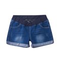 thumbnail image 1 of Birdeem Mother Woman Fashion Solid Color Elastic Waist Pockets Shorts Jeans, 1 of 1
