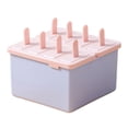 thumbnail image 2 of Meitianfacai Vertical 8 Pack Ice Cream Food Grade Stick Ice Homemade Ice Cream Popsicle Model, 2 of 3
