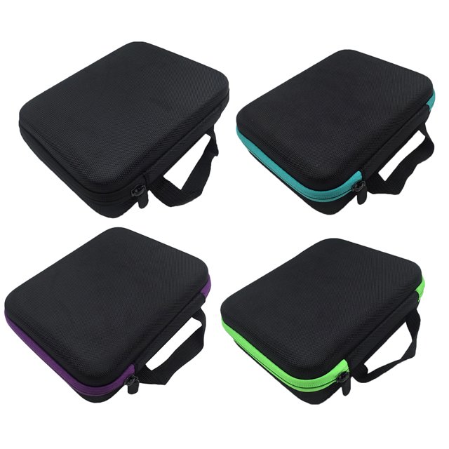 63 Grid 1-3ML Essence Bottle ; Essential oils Storage Bag Portable Essential Oil Pouch Zipper Case Air Humidifier Tote Bag