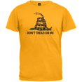 thumbnail image 1 of Don't Tread On Me Gadsden Flag Gold T-Shirt, 1 of 1