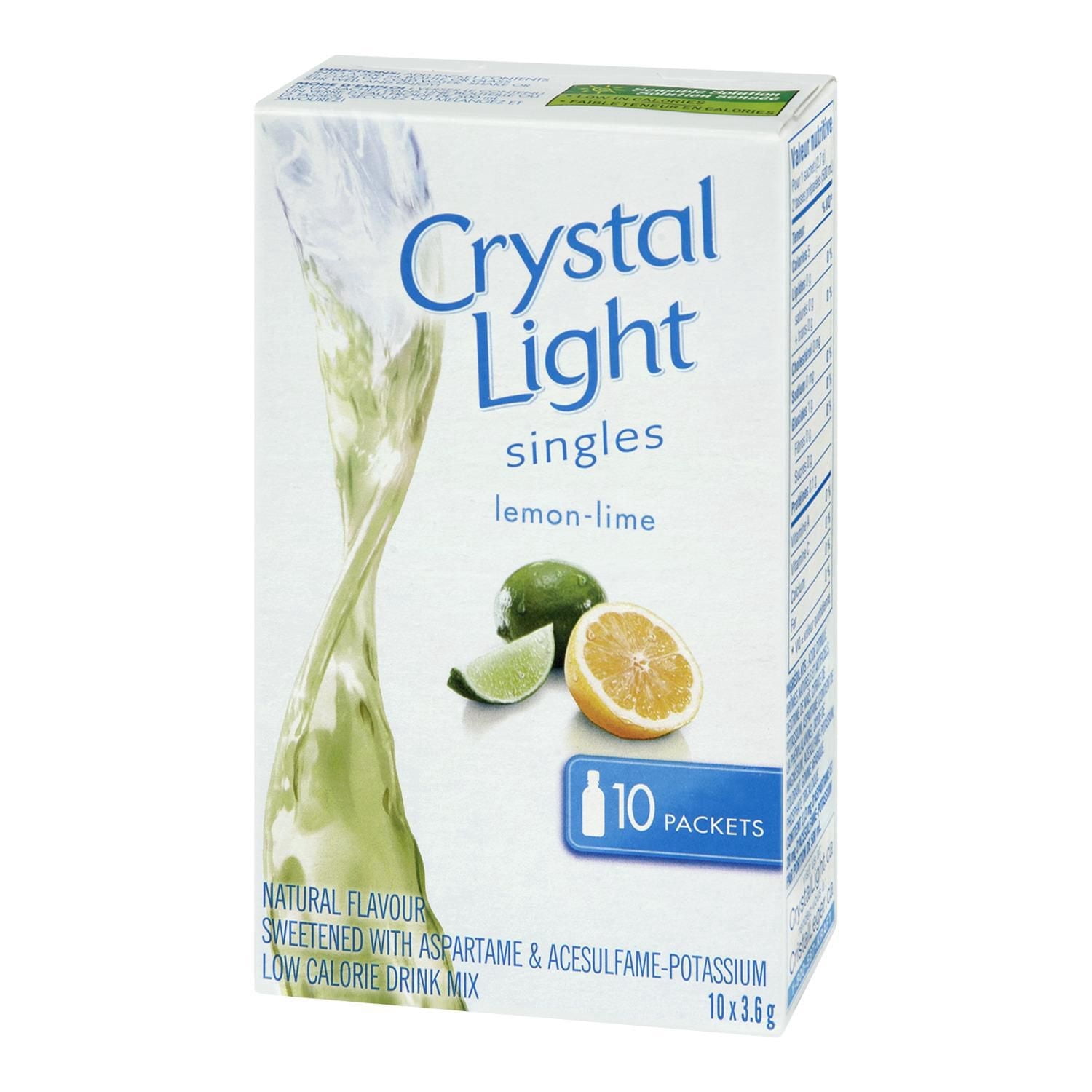 Crystal Light Singles, Lemon Lime