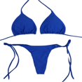 thumbnail image 1 of Women Swimwear Micro Bikini Set Tie Side G-String Thong Beach Swimsuit, 1 of 5