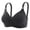 Black, variant on BVOFAR Push Up Bra for Women Comfy No Underwire T-Shirt Bras Full Coverage Anti-Sagging Bra Everyday Gather Bras