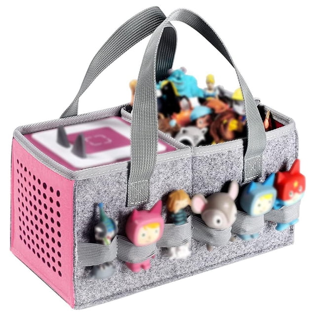 Organisateur de Voyage Pliable Portable pour Figurines d'Action et Instruments de Musique avec Tissu