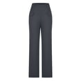 thumbnail image 5 of LSLJS Women's Solid Color Fashionable and Comfortable Wide Leg Straight Yoga Pants Gym Pants, 5 of 5