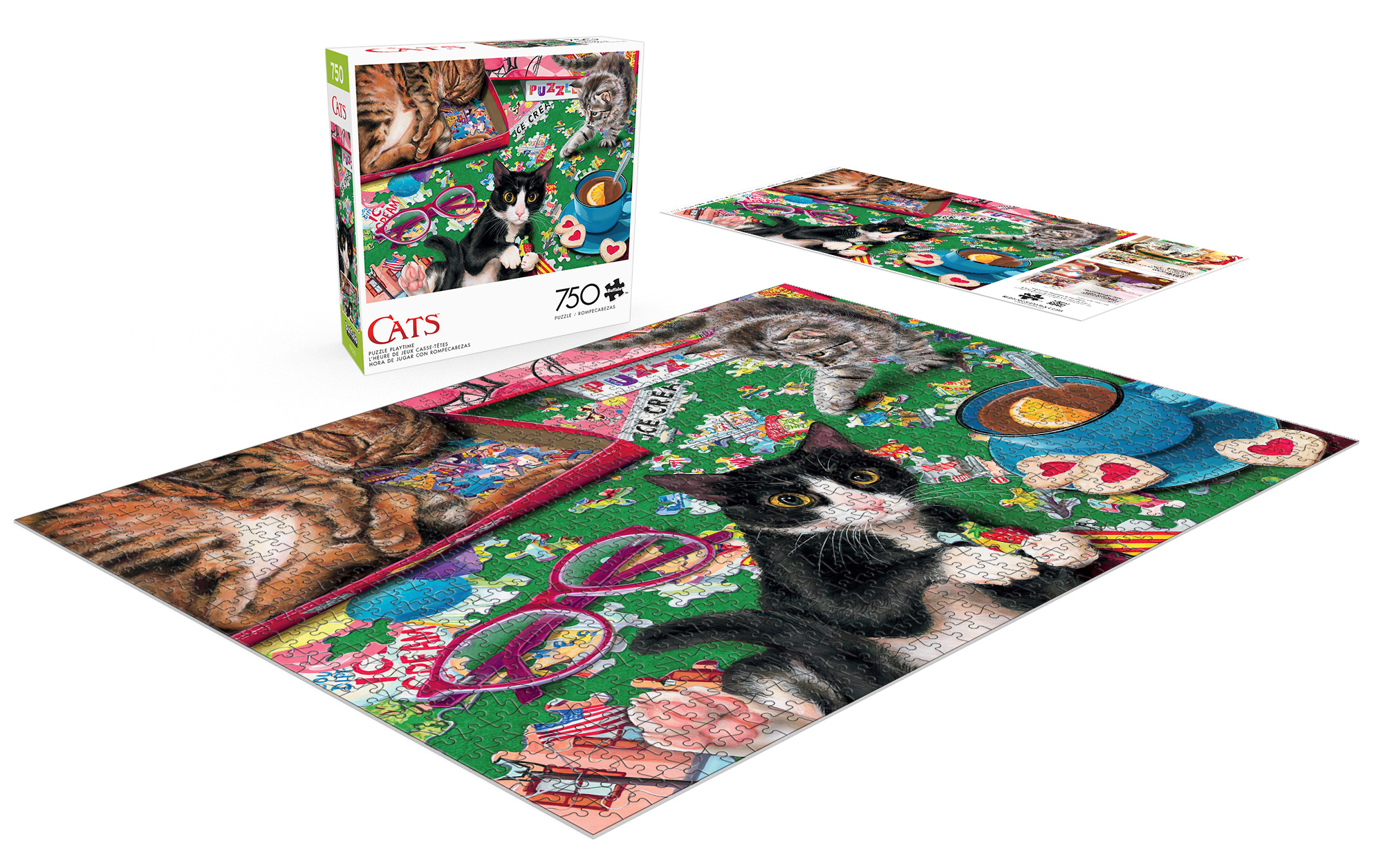 Buffalo Games Puzzle Playtime Puzzle de 750 pièces imbriqué pour adultes âgés de 14 à 99 ans
