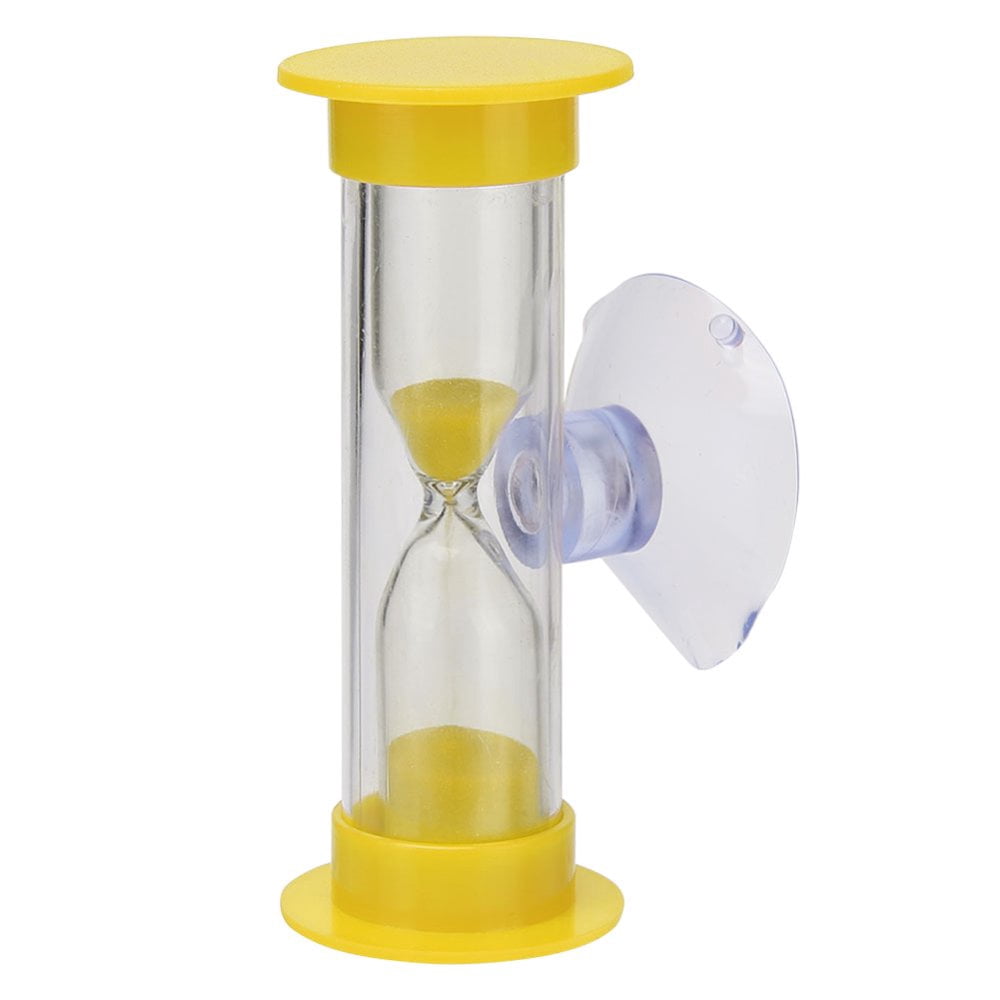 Creative Hourglasses 2 Minutes Sand Timer for Kids Teeth Brushing Games Timer Sandglass Clock with Suction Cup for Classroom Kitchen Decoration (Blue)