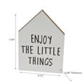 thumbnail image 2 of Signe De Forme De Maison Mdf Profitez Des Petites Choses, 2 of 4