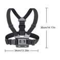 thumbnail image 3 of Smartphone Chest Strap Mount for Cycling Skiing Motorcycling Hands-Free Video Recording with Adjustable J-Hook and 90° Rotation, 3 of 9