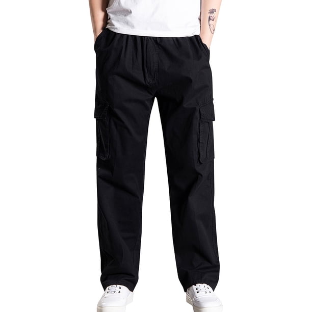 RKSTN Cargo Pants for Men Casual Fashion Loose Plus Size Outdoors