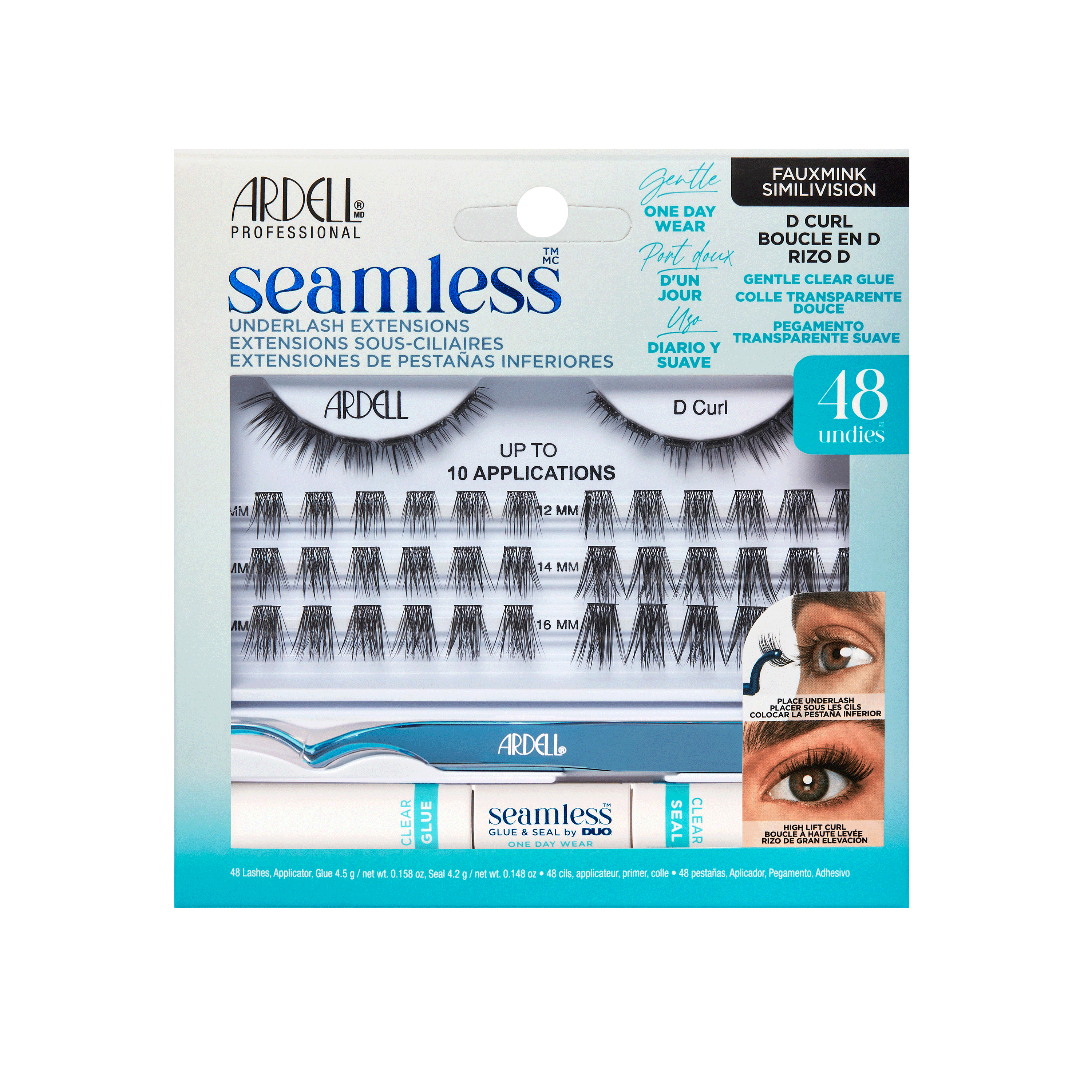 Ardell - Seamless 1 Day Extensions D Curl Kit