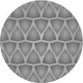 thumbnail image 1 of Ahgly Company Tapis d'Intérieur Lavables en Machine, Ronds, Transitionnels, Gris Foncé, 5' Ronds, 1 of 7