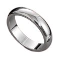 thumbnail image 1 of Baohd Party Banquet Ring Portable Couples Lovers Alloy Modern Style Rings Simple Design Decoration Jewelry Birthday Gift Silver Size 7, 1 of 9