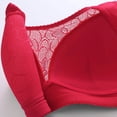 thumbnail image 3 of Womans Fashion Bowknot Printing Comfortable Hollow Out Bra Underwear No Rims, 3 of 8