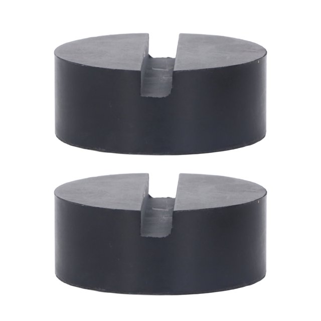 Universal Jack Pad, Compression Resistant Rubber Jack Pad Slotted 2Pcs Medium Size 8mm Slot Width For Car