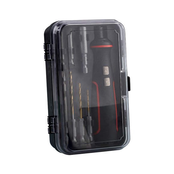Cordless Screwdriver Kit with Variable Speed Control Interchangeable Bits and Rechargeable Battery for Electronic Devices and Construction Projects