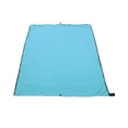 thumbnail image 4 of jinwen Sleeping Bag Liner Fleece Travel Sheet Backpacking Blanket Compact Machine Blue, 4 of 9