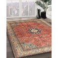thumbnail image 2 of Ahgly Tapis Rectangulaire Intérieur Traditionnel Rouge Brique Persan, 7 Pieds x 9 Pieds, 2 of 6
