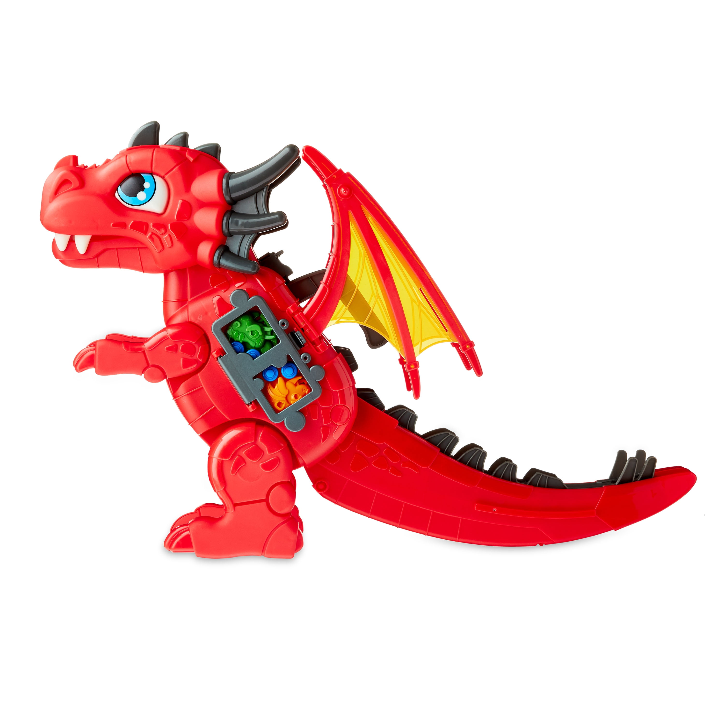 KID CONNECTION Voiture DRAGON Avec des effets lumineux et sonores, 21 pièces, jouet pour tout-petits
