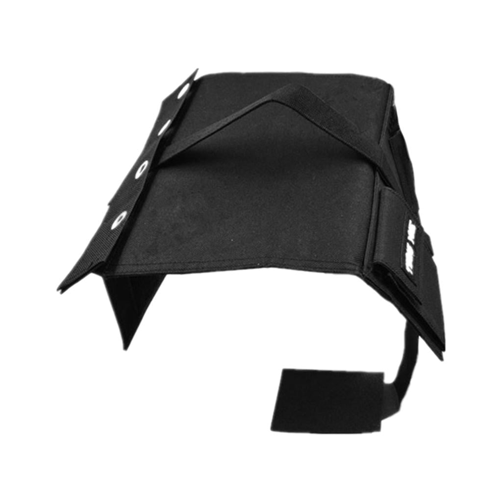 Abbracc Sac de Genou pour Aviateurs Multifonctionnel Pince à Note Pratique Plat Noir