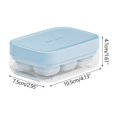 thumbnail image 2 of 2025 New Ice Maker, 6-Hole Ice Cube Forming Ice Box, Small Household Refrigerator with Lid Ice Compartment, Easy To Release Ice Compartment, 2 of 2