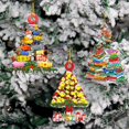 thumbnail image 4 of Hanging Pendant Merry Christmas Design Weaher Resistant Wooden Auto Crafts  Tree Decoration Festival Gift, 4 of 8