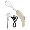 thumbnail image 3 of veasfak Cordless Hand Mixer Compact Electric Egg Beater for Kitchen Baking Cake Shop Beige, 3 of 9